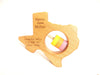 Texas State Wooden Baby Rattle